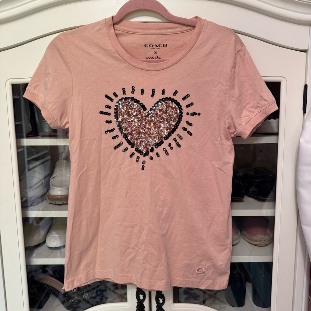 Coach Keith Haring Embellished T-Shirt